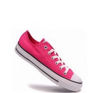 Converse Pink Canvas Sneakers